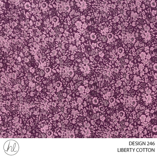 LIBERTY COTTON (51) MULTI (110CM) PER M