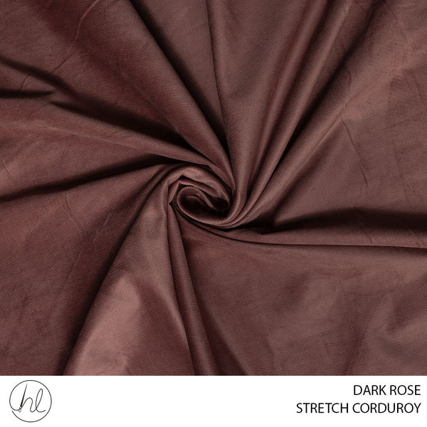 STRETCH CORDUROY (51) DARK ROSE (150CM) PER M