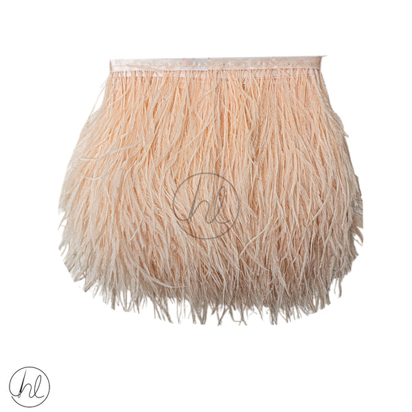Ostrich Feathers   (20cm)  (L/Peach)