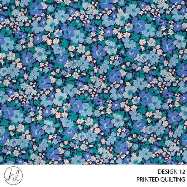 PRINTED QUILTING (51) MULTI (110CM) PER M