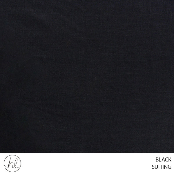 SUITING (55) BLACK (150CM) PER M