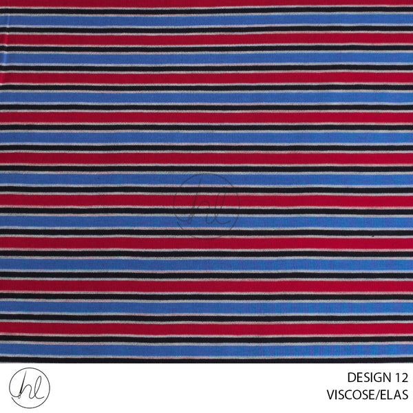 VISCOSE/ELAS (51) MULTI (150CM) PER M