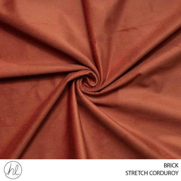 STRETCH CORDUROY (51) BRICK (150CM) PER M