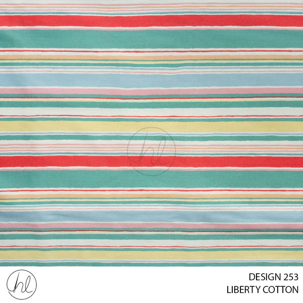 LIBERTY COTTON (51) MULTI (110CM) PER M