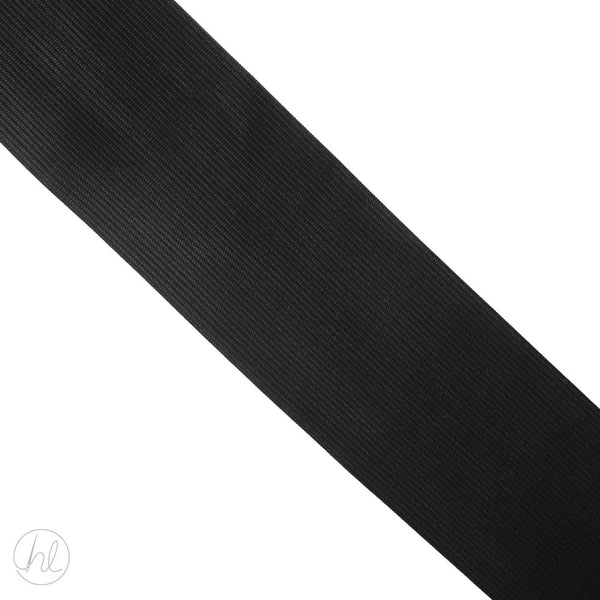 ELASTIC KNITTED 70MM    BLACK FREE 1