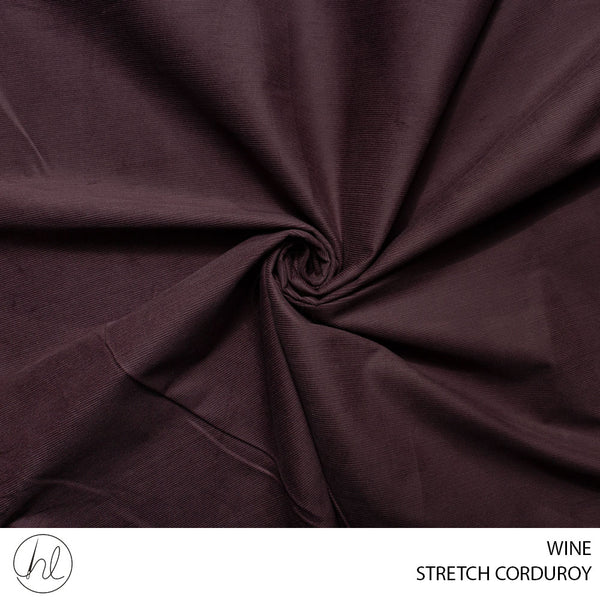 STRETCH CORDUROY (51) WINE (150CM) PER M