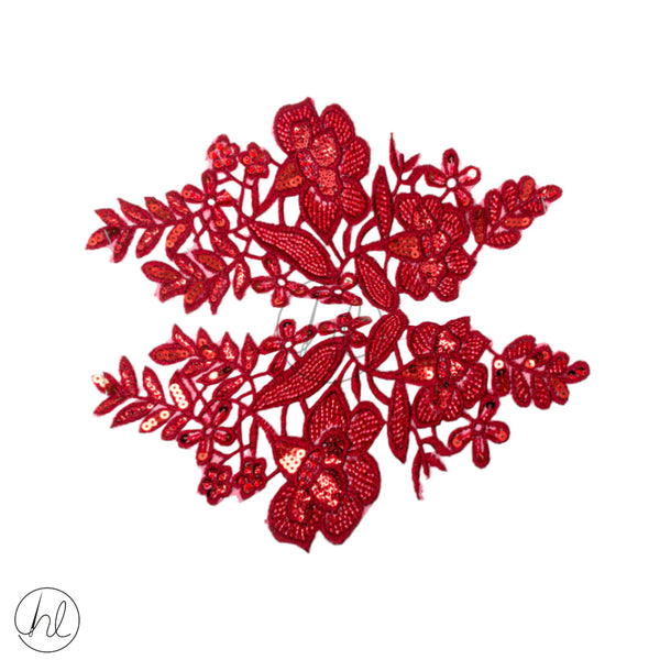 Motifs Fancy  (14CMX30CM)  (Maroon)