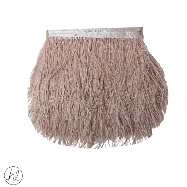 Ostrich Feathers   (20cm)  (Fawn)