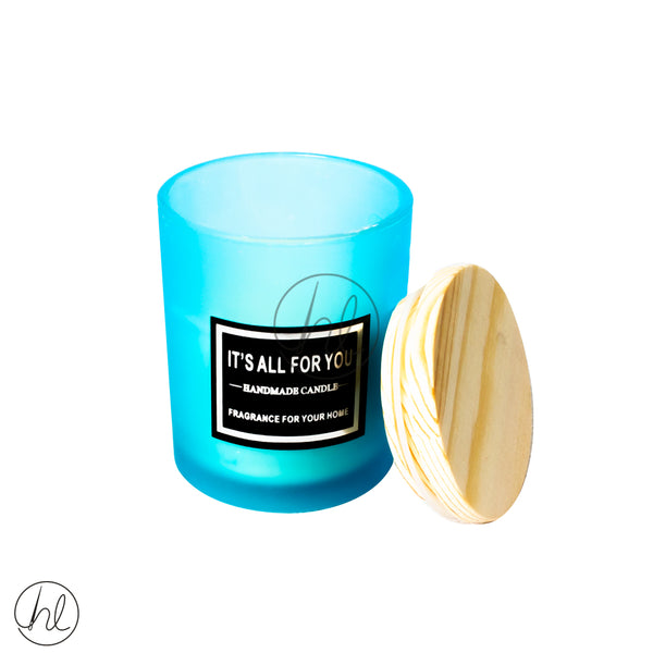 HANDMADE SCENTED CANDLE (ABY-4345) (BLUE)