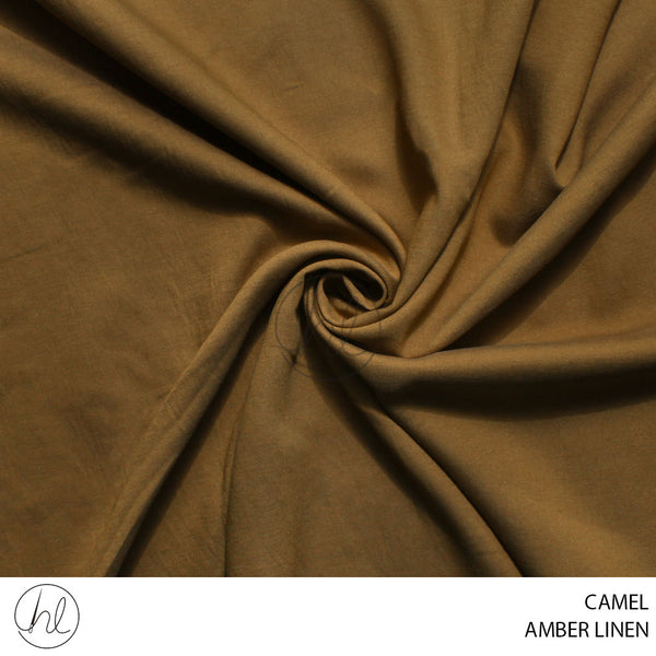 AMBER LINEN (53) CAMEL (150CM) PER M