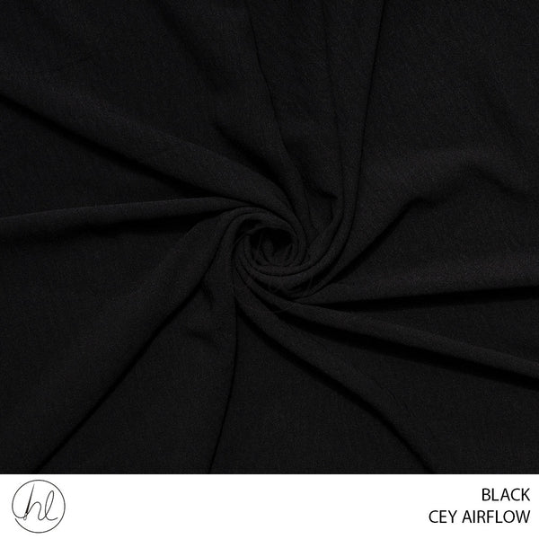 CEY AIRFLOW (56) BLACK (150CM) PER M