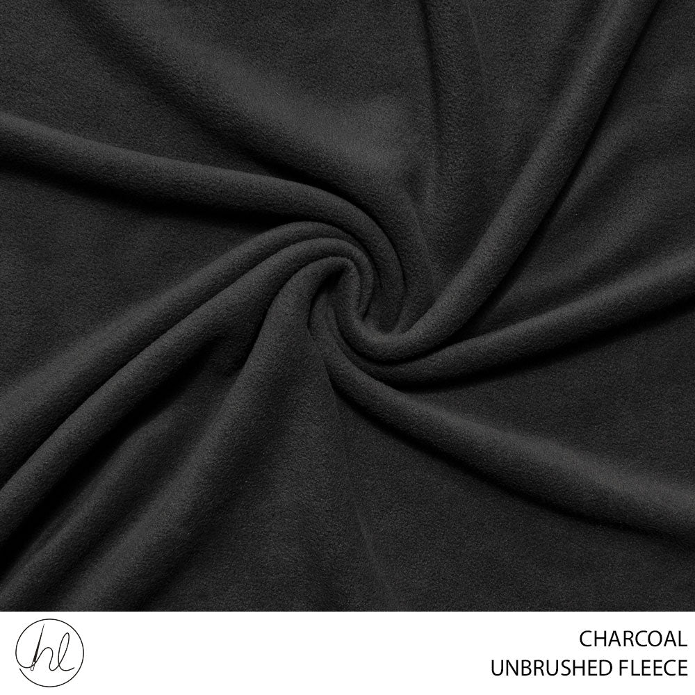 MICRO FLEECE FABRIC CHARCOAL ROLL ROLL 001 – Habby And Lace