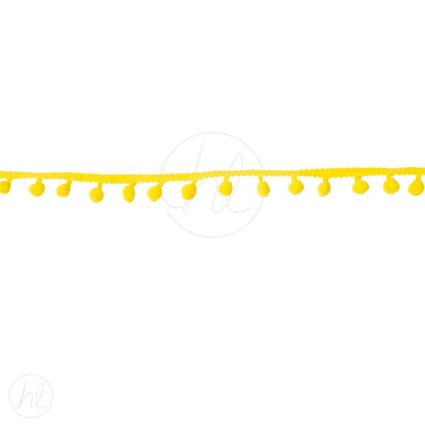 POM POMS P/M  YELLOW MED