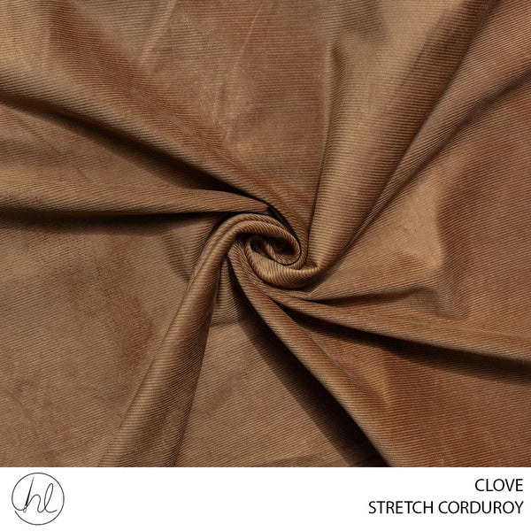 STRETCH CORDUROY (51) CLOVE (150CM) PER M