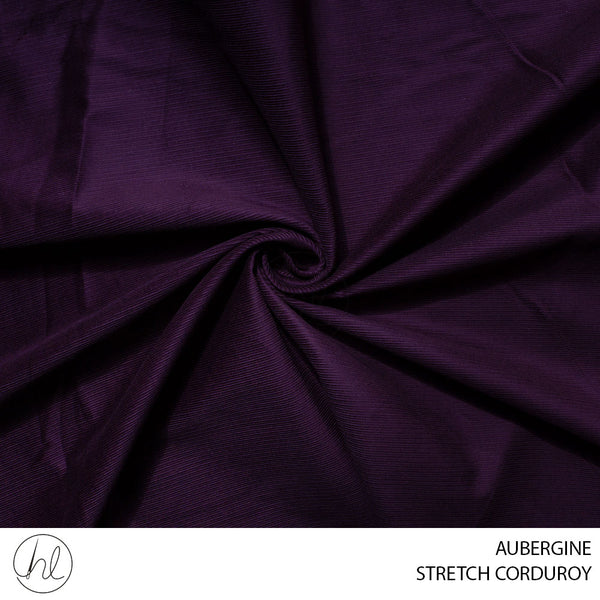 STRETCH CORDUROY (51) AUBERGINE (150CM) PER M