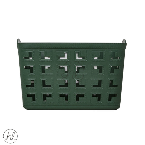 BASKET STORAGE WITH HANDLE 550 (GREEN) ABY-4905