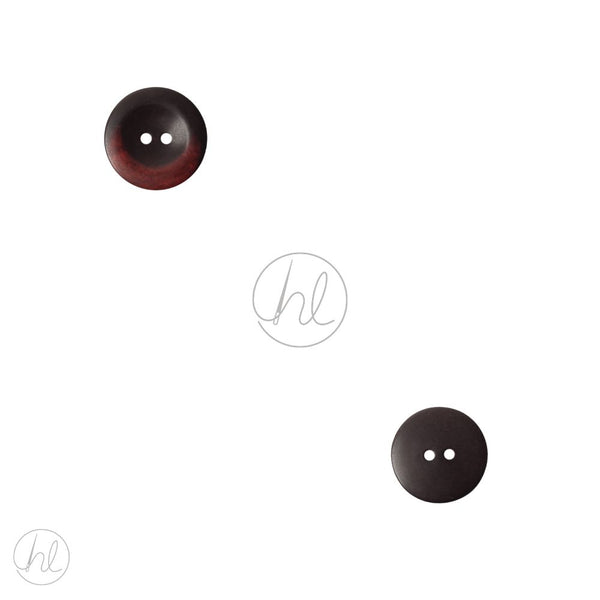 BUTTONS FANCY 2TONE 28INCH BLK/RUST FREE