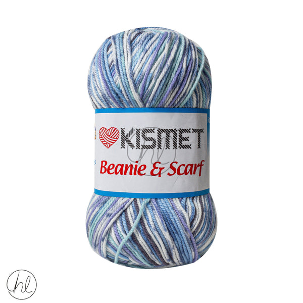 Kismet Beanie & Scarf   (250G)	(Saxe Blue)