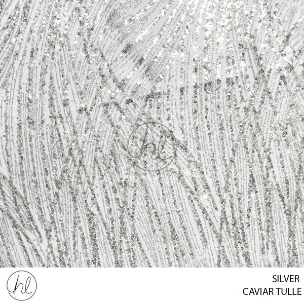 Caviar Tulle (781) Silver (140cm) Per M