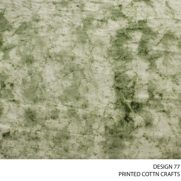 COTTON CRAFT DIGITAL FABRIC OLIVE ROLL ROLL 003