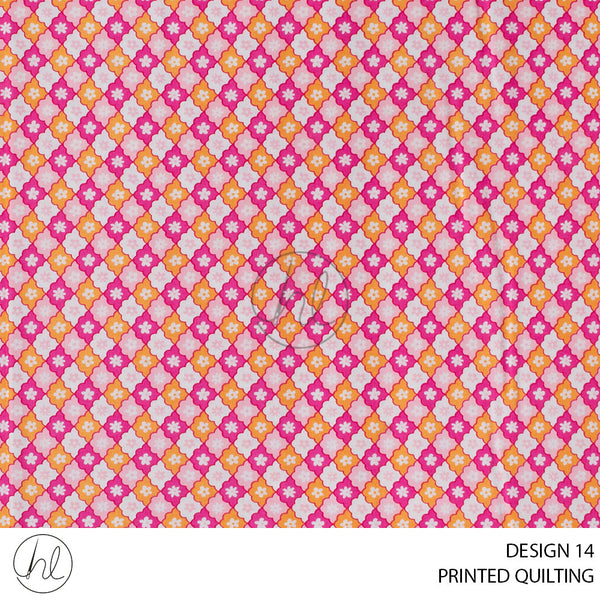 PRINTED QUILTING (51) MULTI (110CM) PER M