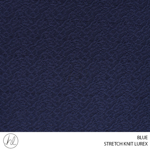 STRETCH KNIT LUREX (51) BLUE (150CM) PER M