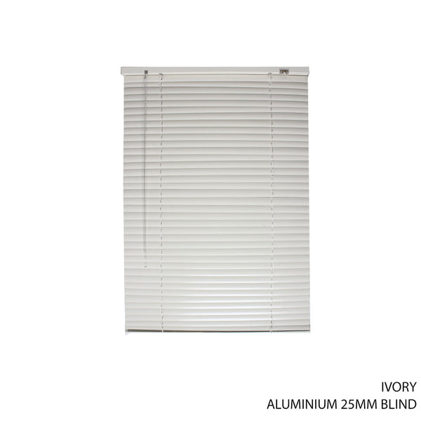BLIND ALUMINIUM 25MM IVORY 100X120 1