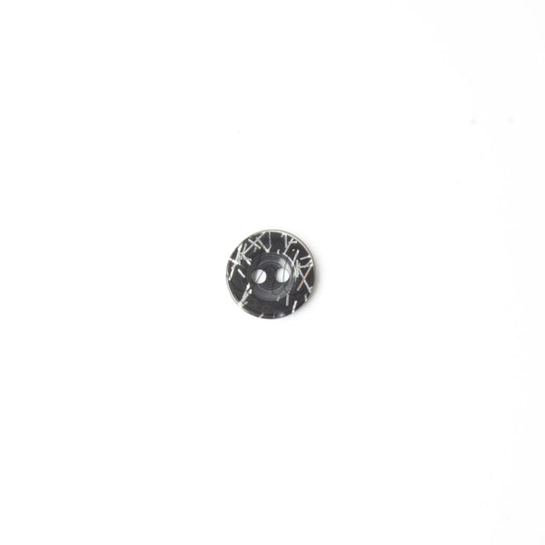 BUTTONS FANCY 32INCH SILV/BLK FREE