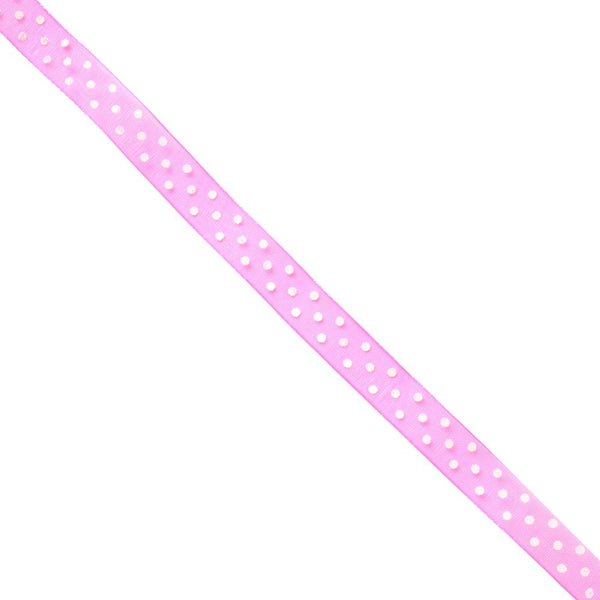 10MM ORGANZA RIBBON COL-30 -024-420 CERISE