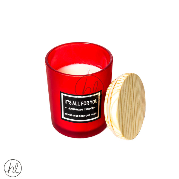 HANDMADE SCENTED CANDLE	(ABY-4345) (RED)