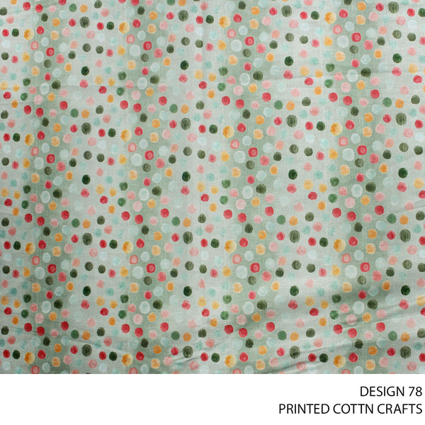 COTTON CRAFT DIGITAL FABRIC SAGE ROLL ROLL 002