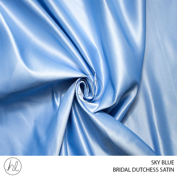 Bridal Dutchess Satin (781) Sky Blue (150cm) Per M