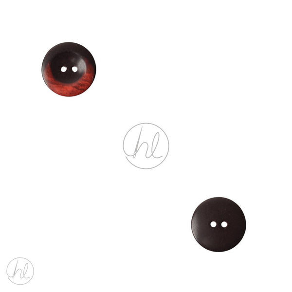 BUTTONS FANCY 2TONE 28INCH BLK/RED FREE