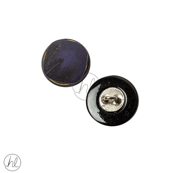 Buttons Fancy  (15mm)	(Navy)