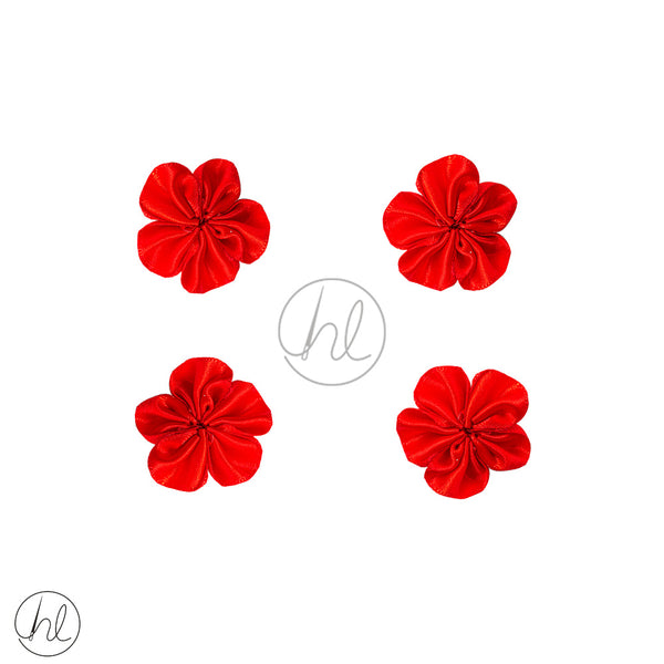 FLOWERS FANCY (3CMX3CM) (RED)