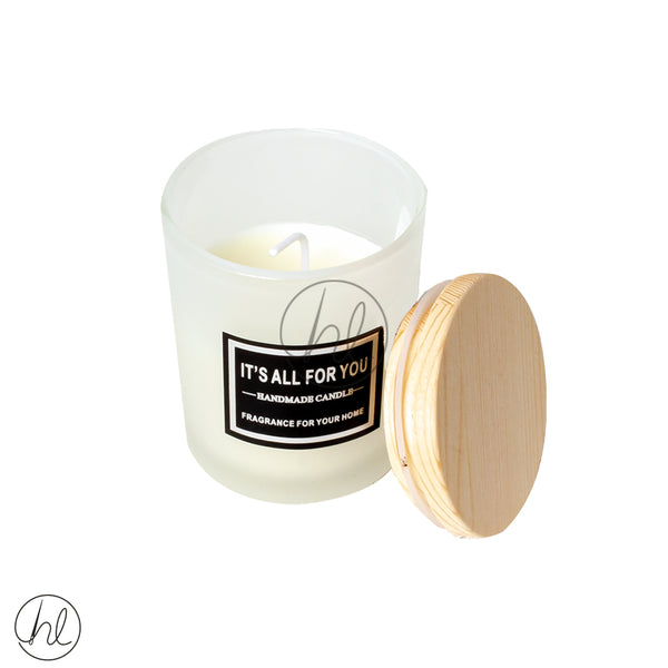 HANDMADE SCENTED CANDLE	(ABY-4345) (WHITE)