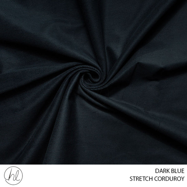 STRETCH CORDUROY (51) DARK BLUE (150CM) PER M