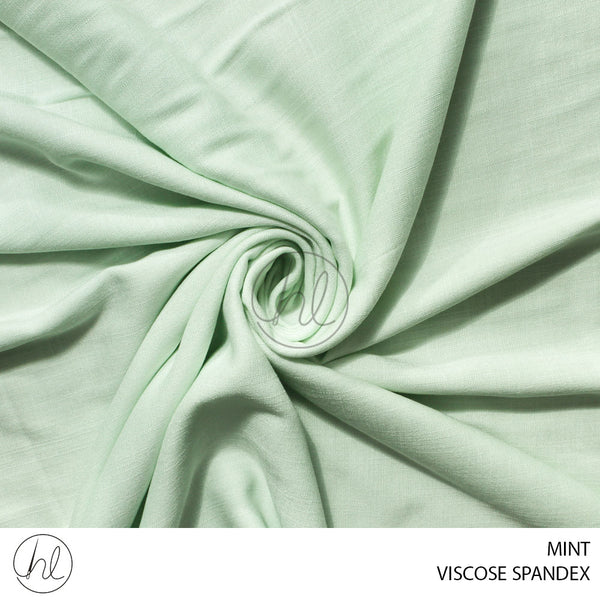 VISCOSE SPANDEX (51) MINT (150CM) PER M