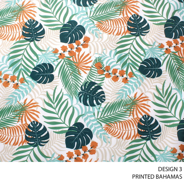 PRINTED BAHAMAS 140CM L/BLUE/WHITE ROLL ROLL 001