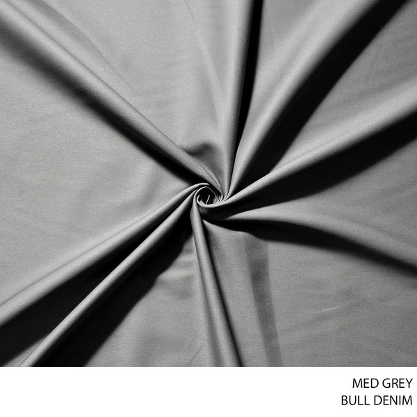 BULL DENIM 150CM MED GREY ROLL ROLL 001