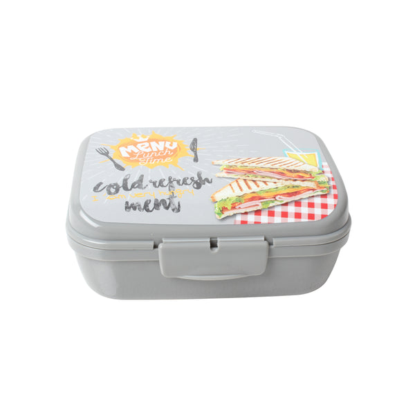 LUNCHBOX 1000ML GREY FREE