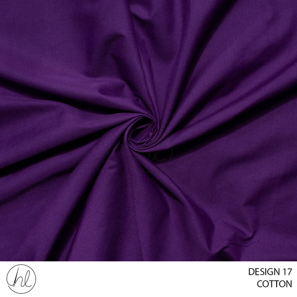 Cotton (51) purple (150cm) per m