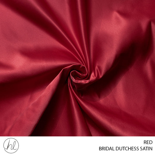 Bridal Dutchess Satin (781) Red (150cm) Per M