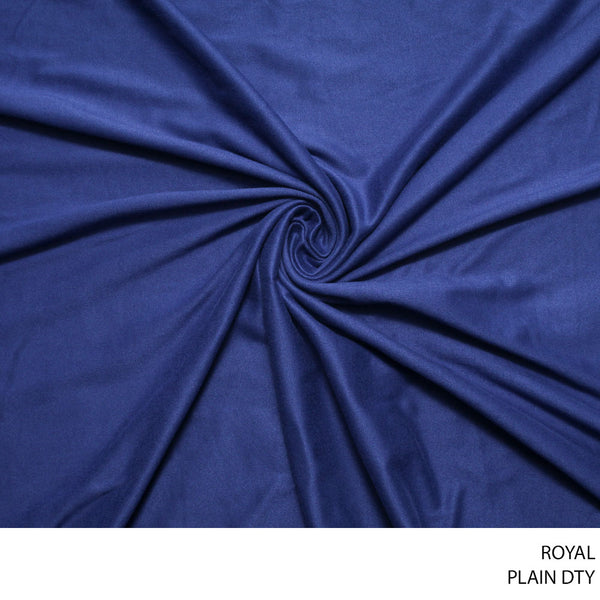 DTY PLAIN FABRIC 150CM ROYAL