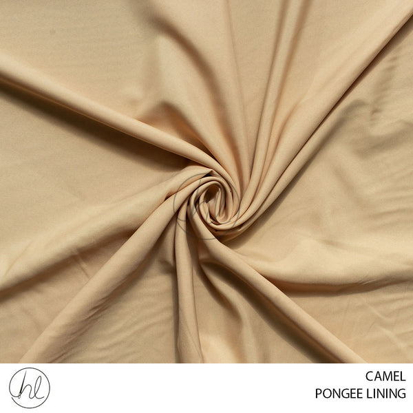 PONGEE LINING SUPREME (781) CAMEL (150CM) PER M