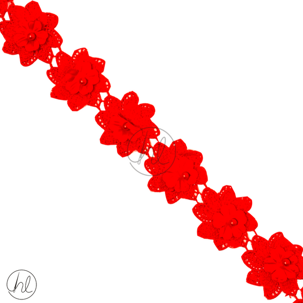 BRAIDS FANCY (4CM)	(RED)