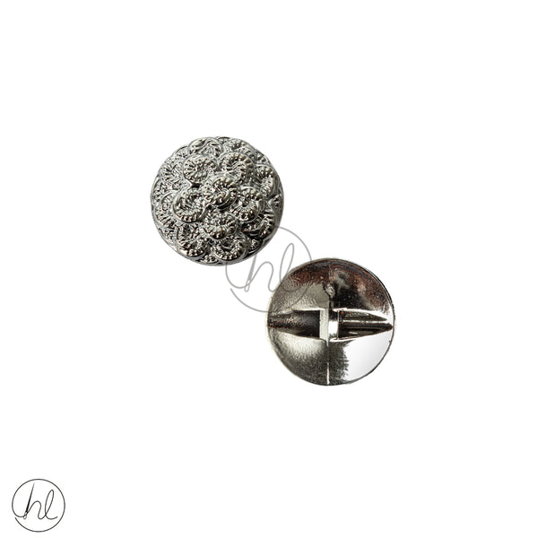 Buttons Fancy 0-2 H13-B251-1 Silver Free