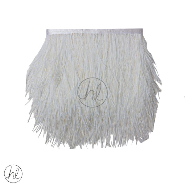 Ostrich Feathers   (20cm) (White)