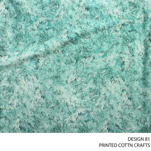 COTTON CRAFT DIGITAL FABRIC AQUAMARINE ROLL ROLL 001