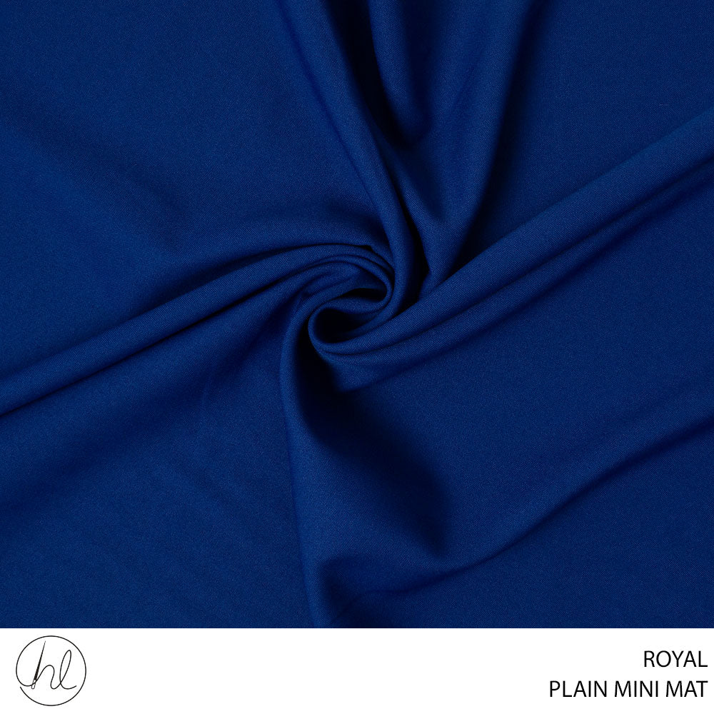 MINI MAT PLAIN FABRIC ROYAL 150CM – Habby And Lace